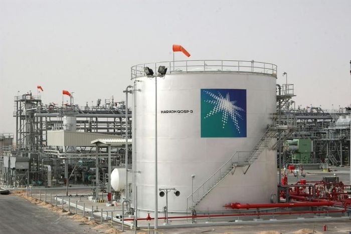 A facility of Saudi oil behemoth Aramco, seen in a file picture from 2006