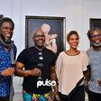 Guests with Yetunde Ayeni-Babaeko and Kelechi Amadi-Obi at the SMO White|Ebony exhibition opening which held on Saturday, May 25, 2019 at Temple Muse, Victoria Island Lagos.