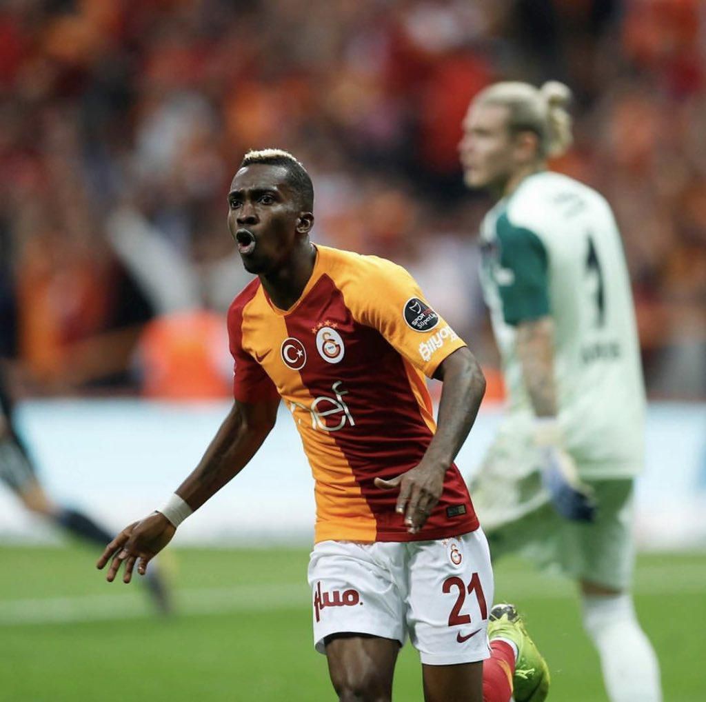 Henry Onyekuru netted a goal for Galatasaray and helped them to a win which took them to the top of the league table (Twitter/Henry Onyekuru)