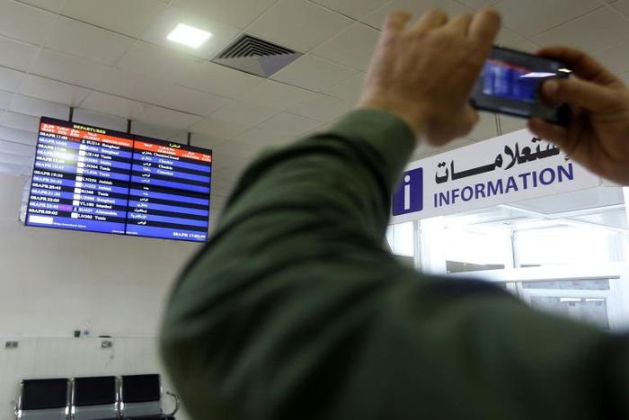 Mitiga airport was hit by an air strike on April 8