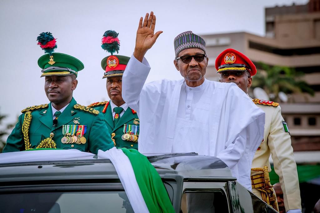 President Muhammadu Buhari is sworn in for a second term in office.