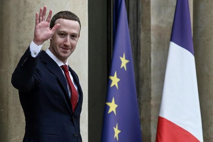 Zuckerberg met Macron at the Elysee Palace amid pressure to crack down on the spread of disinformation