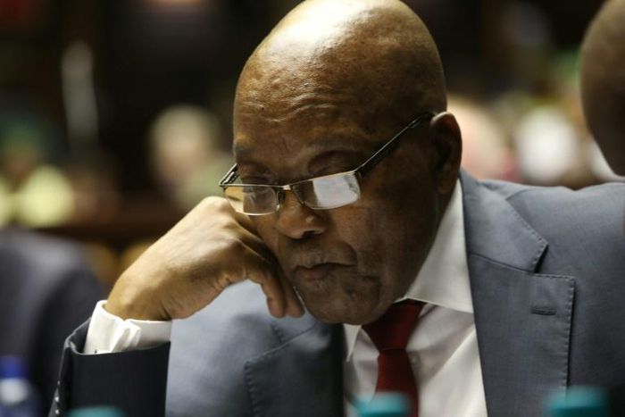 Zuma was forced to resign by the ruling ANC party last year