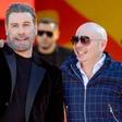 Pitbull Encouraged John Travolta to Go Bald