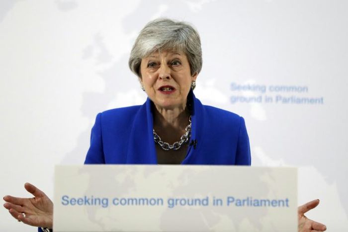 Britain's embattled prime minister Theresa May dangled a series of sweeteners that she hopes can resolve the Brexit crisis three years after the country first voted to leave the EU