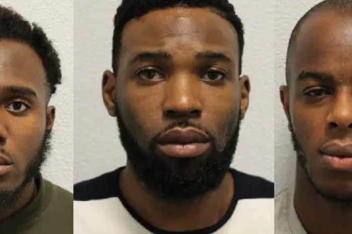 L-R: Michael Mgbedike, Kennedy Udo and Emmanuel Okubote [Metropolitan Police]