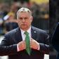 US President Donald Trump (R) will welcome Hungarian Prime Minister Viktor Orban (L) to the White House for talks on trade, energy and cyber security