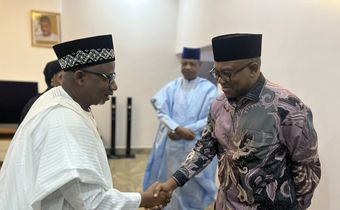 Presidential Hopeful, Peter Obi and Bauchi State Governor Bala Mohammed. Photo Credit: Umar Sani