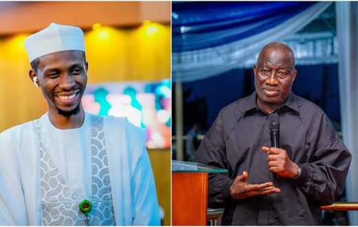 L-R: Hon Bello El-Rufai and ex-President Goodluck Jonathan. [Facebook/X, formerly Twitter]