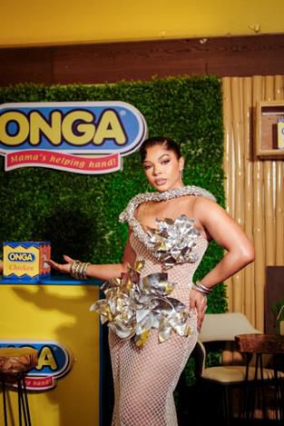 Liquorose at the Onga Stand during the AMVCA Gala.