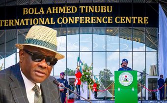 The renovated International Conference Centre (ICC) was renamed after President Bola Tinubu by the FCT Minister, Nyesom Wike.