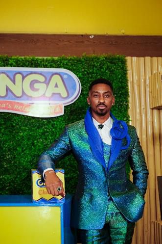 Saga at the Onga booth during the AMVCA Gala.