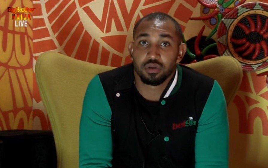 Jeff during his Diary session [Twitter/BigBroNaija]