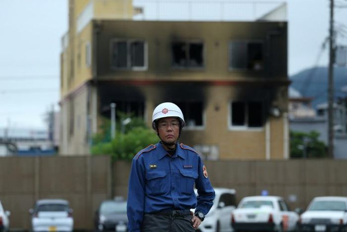 The horrific fire in the city of Kyoto gutted a building owned by the animation production company Kyoto Animation