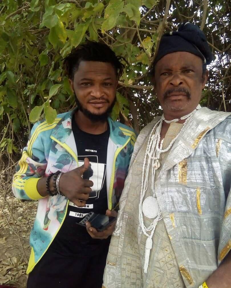 Dagunro and son, Jamiu [Instagram/Dagunro olabankewin]