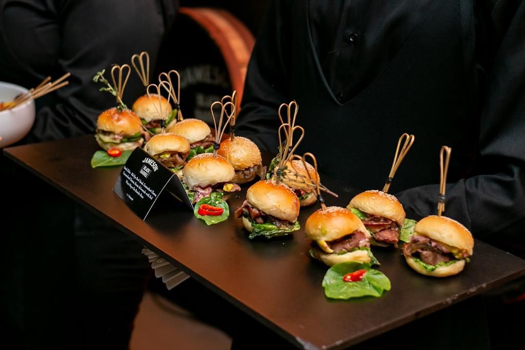 Food at Jameson Hats and Tatts Party