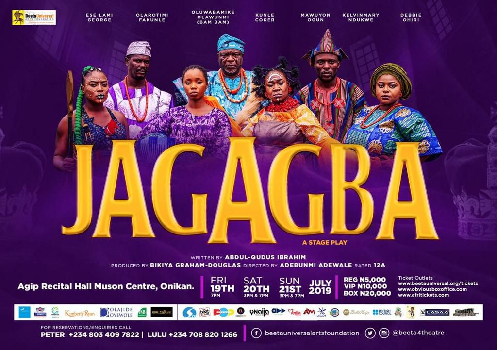 Award-winning actress and producer Bikiya Graham-Douglas’s Beeta Universal Arts Foundation (BUAF) presents its award-winning play "Jagagba"