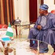 President Muhammadu Buhari with former President Olusegun Obasanjo