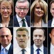 File picture showing the 10 contenders in the Conservative Party leadership contest - (top L-R) Boris Johnson, Andrea Leadsom, Michael Gove, Esther McVey, Jeremy Hunt (bottom L-R) Rory Stewart, Sajid Javid, Mark Harper, Matt Hancock, Dominic Raab