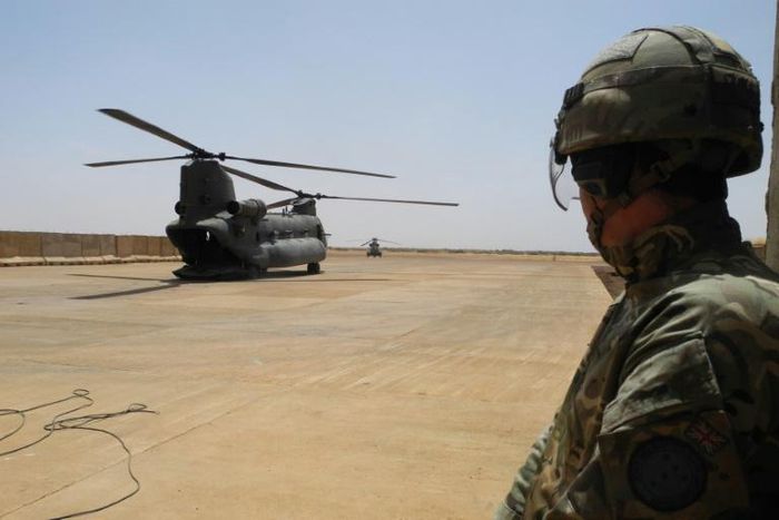 France has praised the RAF Chinooks for their ability to fly troops and equipment to frontline positions, avoiding Mali's perilous roads
