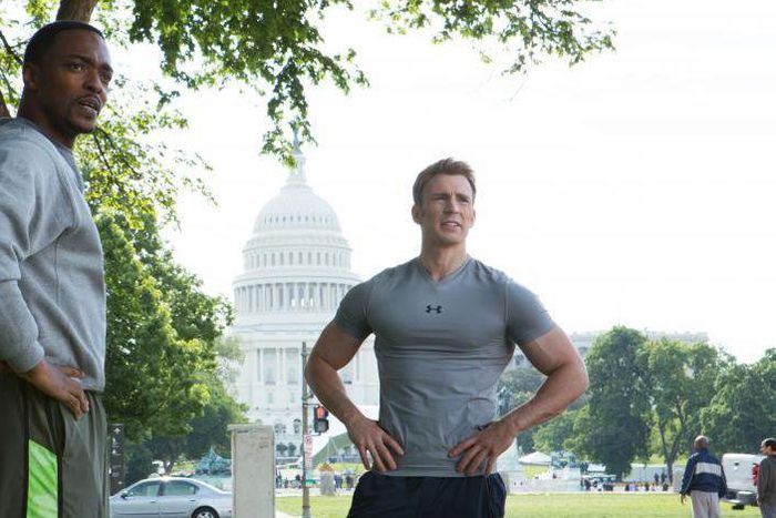 Anthony Mackie on the Captain America Shield