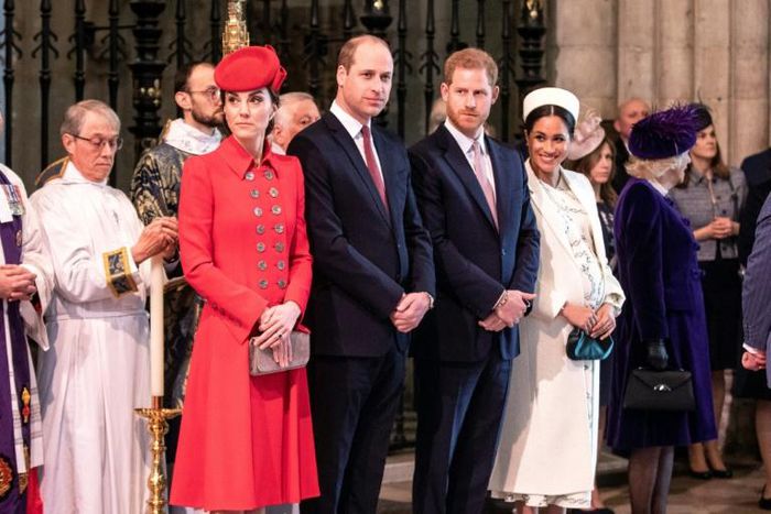 The royal couples, seen at the Commonwealth Day service at Westminster Abbey in March, are splitting up their public duties with their four-way Royal Foundation charitable venture having lasted just 16 months