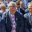 Former Polish President and Nobel Peace Laureate Lech Walesa (L) and European Council President Donald Tusk attended the celebrations