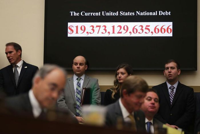 US Democrats have nearly reached a deal with the Trump administration to raise the debt ceiling, allowing the government to avoid a disastrous default, sources close to the negotiations have said; a glance at the clock that shows the figure of current ...