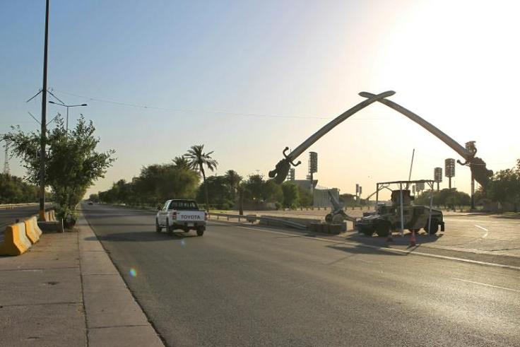 Baghdad's high-security Green Zone is home to parliament, embassies and monuments including the "Crossed Swords" which marks the war with Iran