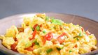 Make This Cheesy Scallion Scramble For Breakfast
