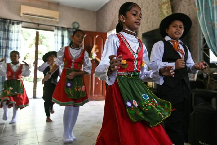 Kristang's melodic tones can still be heard frequently in the small Malacca settlement of Ujong Pasir where the Portuguese Eurasian community has traditionally lived