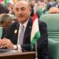 Turkish Foreign Minister Mevlut Cavusoglu attends the opening session of a summit of the 57-member Organization of Islamic Cooperation (OIC) in Mecca