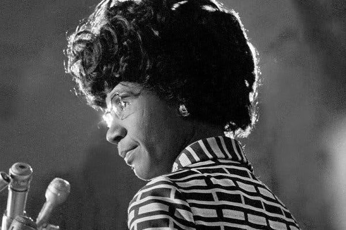 2019 belongs to Shirley Chisholm