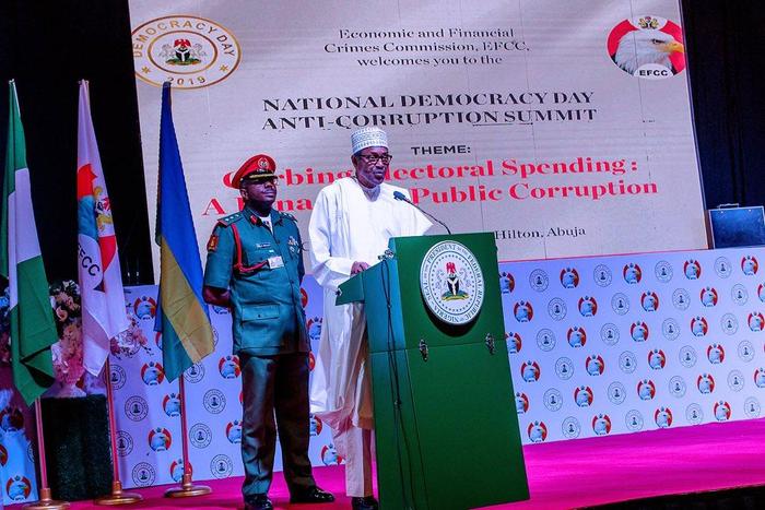 President Muhammadu Buhari and Paul Kagame of Rwanda [Twitter/@NGRPresident]