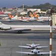 A Russian Ilyushin Il-62M Air Force plane, one of the two Russian military planes that arrived with troops and equipment to Venezuela in March, sits on the tamrac at Simon Bolivar International Airport on March 28, 2019 in Maiquetia Venezuela