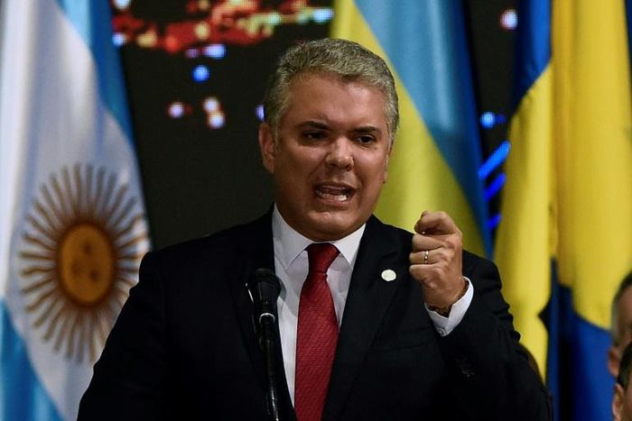 President Ivan Duque says Colombia is pleased to be chosen to host the Copa America final in 2020