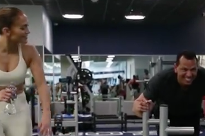 J-Lo and A-Rod Get Sweaty in a New Workout Video