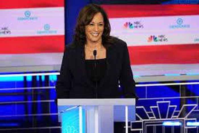 Harris makes the case that Biden should pass the torch to her