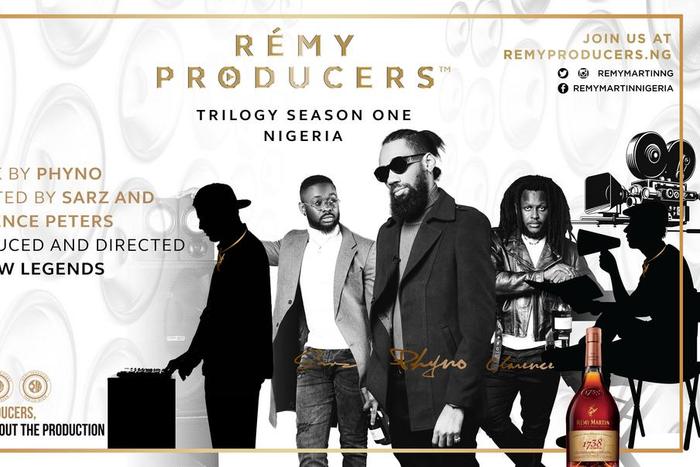 Rémy Martin launches Rémy Producers Trilogy - Season 1 in collaboration with Sarz, Clarence Peters and Phyno