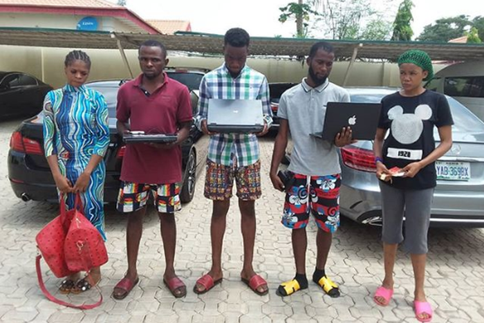 The EFCC says the suspects have confessed to online fraud [EFCC]