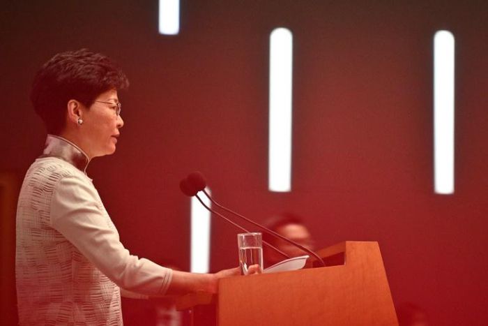 Hong Kong leader Carrie Lam has caused deep divisions in the semi-autonomous territory