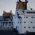 A North Korean ship is docked in November 2017 at Rajin port, near North Korea's border city of Rason, adjacent to Russia and China
