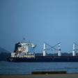 The Bavand, one of two Iranian ships stuck off the coast of Brazil since early last month, is seen anchored in the southern port of Paranagua on July 19, 2019