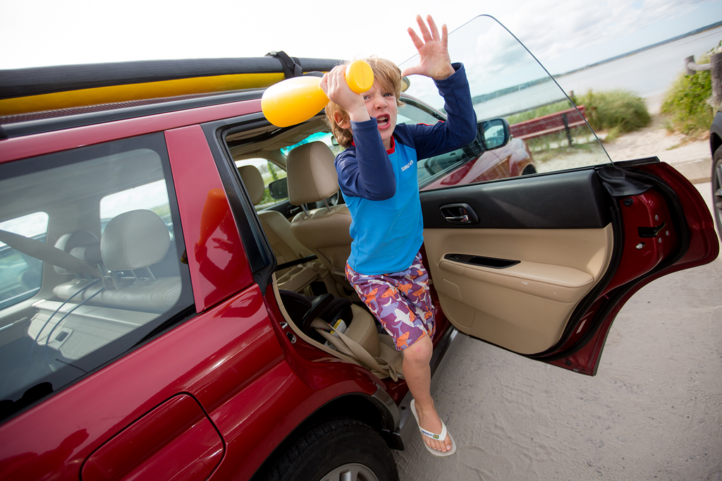 Henry on a trip to Maine in September 2014.