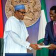 President Muhammadu Buhari and Mr Olufemi Lijadu [This Day]