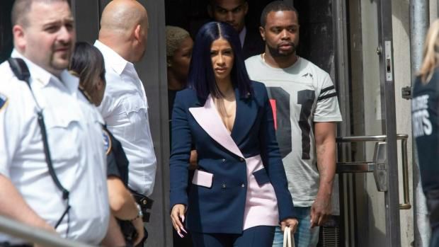 TMZ reports that the award-winning rapper showed up at the court on Tuesday, June 25, 2019, decked out in a black pantsuit [CP24]