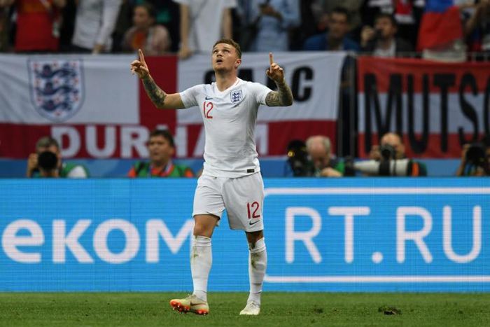 Kieran Trippier scored his one England goal in a World Cup semi-final