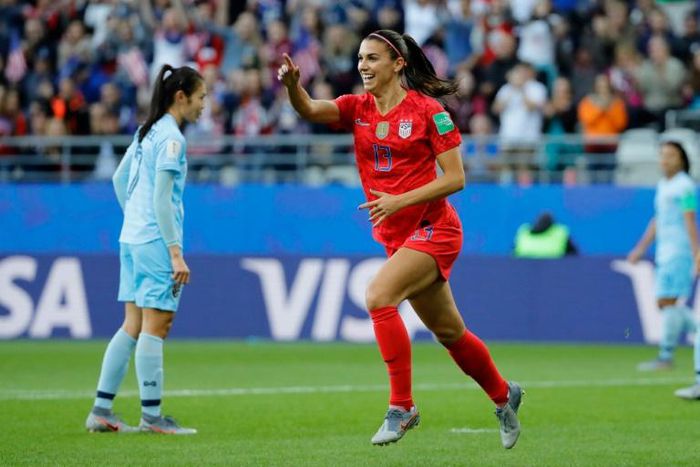 Alex Morgan hit five goals as the United States thrashed Thailand, 13-0