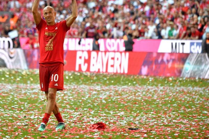 Robben won his eighth Bundesliga title with Bayern last season