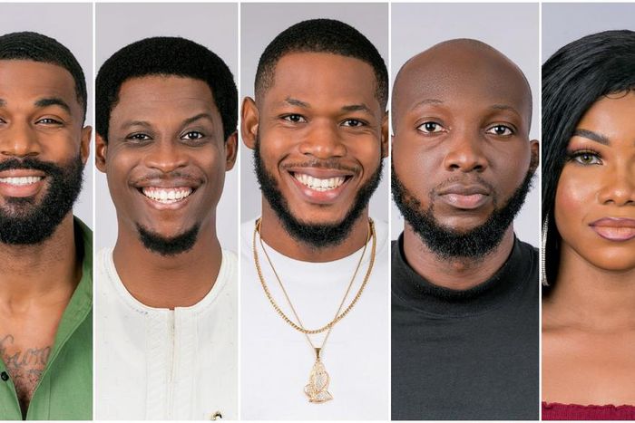 The five housemates that were nominated for eviction are Tacha, Seyi, Mike, Tuoyo, and Frodd. [Multichoice Nigeria]